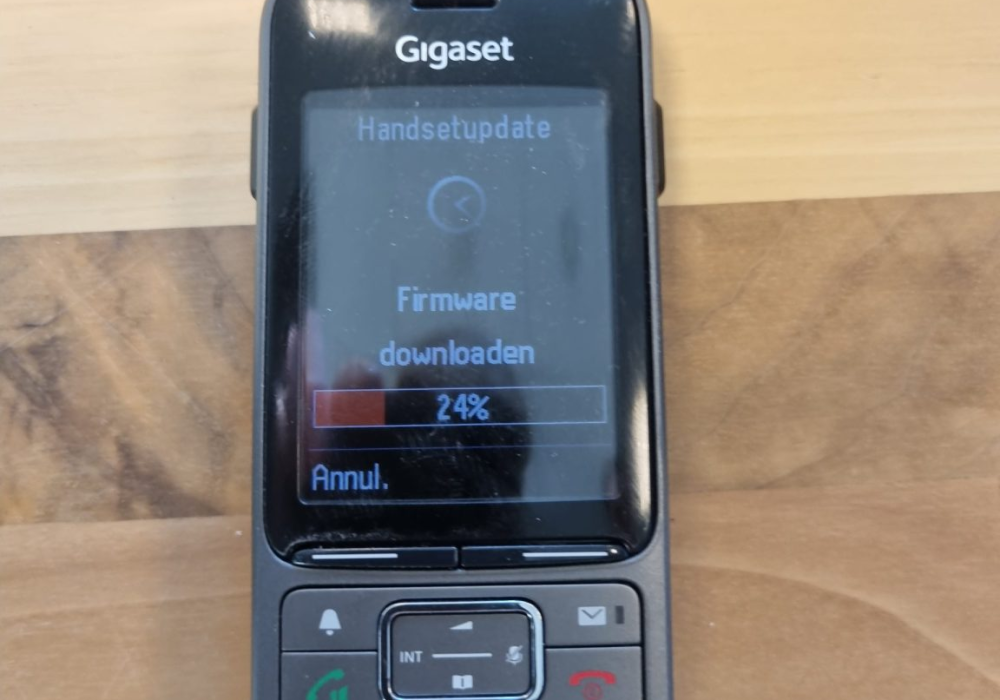 Fimware update DECT telefoon