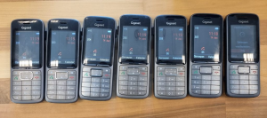 7 DECT handsets op een rij